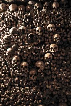 Catacombs of Paris Foto stock