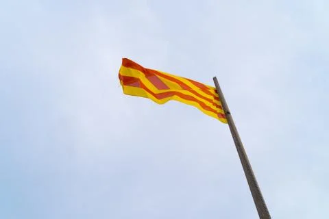 Catalan flag Stock Photos
