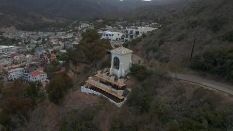 Catalina Chimes Tower Under Construction (September) Stock-Footage 170282155