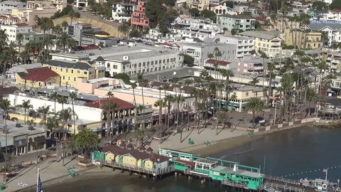 Catalina Harbor Pan Pacific Ocean 06 動画素材 76001553