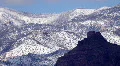Catalina Mt. and Thimble Peak AZ - 7 wide medium shot HD Footage