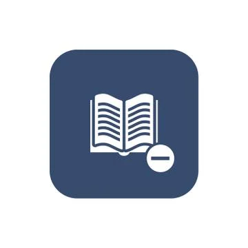 Catalog remove icon Stock Illustration