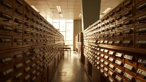 Catalogs for libraries Stock Footage 270073559