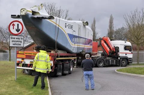 A Catalogue Of Errors Occurs As A Shorts S-360 Aircraft To Be Converted To Class Foto stock