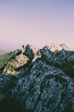 Catalonia mountain range. Stock Photos