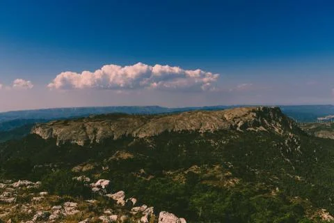 Catalonia mountain range. Stock Photos