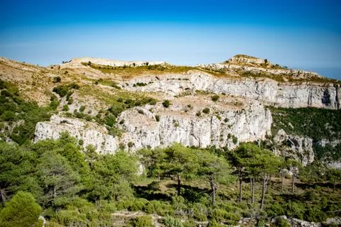 Catalonia mountain range. Stock Photos