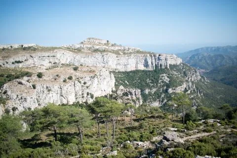 Catalonia mountain range. Stock Photos