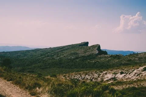 Catalonia mountain range. Stock Photos