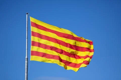 Catalonian flag Stock Photos