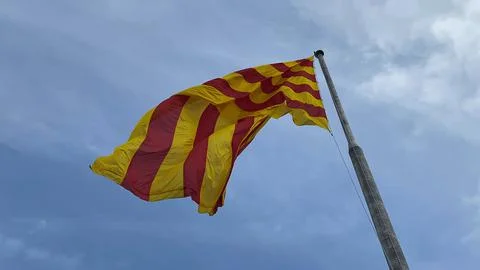 Catalonian Flag Stock Photos