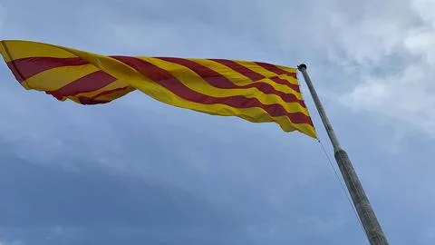 Catalonian Flag Stock Photos
