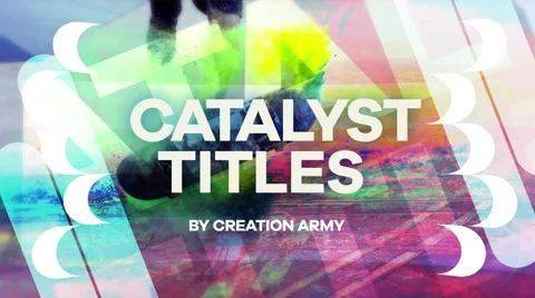 Catalyst Titles 스톡 After Effects