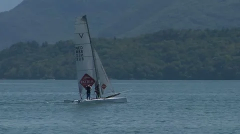 Catamaran 01 e Video stock 11939668
