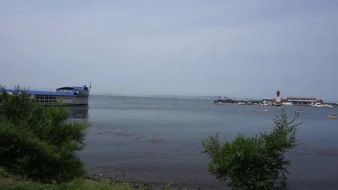 Catamaran Bay Vídeo Stock 91669454