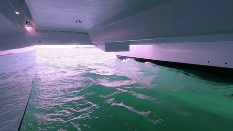 Catamaran Hull 스톡 동영상 122947312