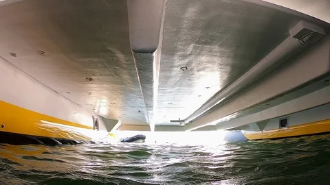 Catamaran Hull Video stock 126771702