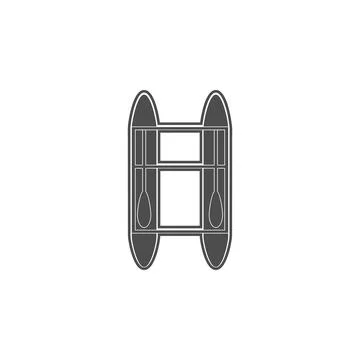 Catamaran icon. Elements of water craft from above. Premium quality graphic Ilustração Stock