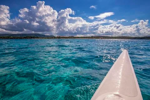 From the catamaran Stock Photos