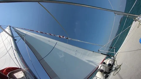 Catamaran Sail Video stock 122949503