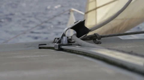 Catamaran Sail, POV Stock Footage 998967