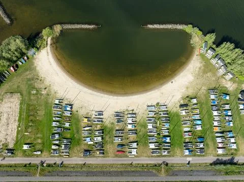 Catamarans on a beach Stock Photos