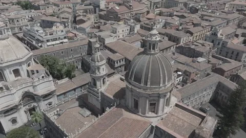 Catania duomo Video stock 316460924