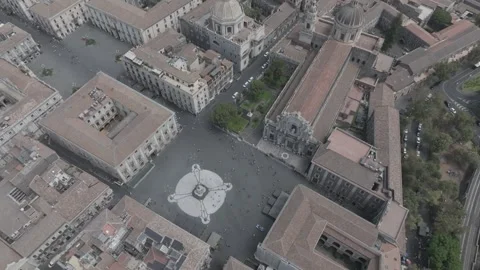 Catania duomo Video stock 316462212