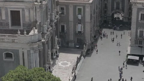 Catania duomo Video stock 316462412