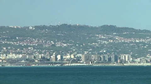 Catania, La Plaia in winter. Stock Footage 10742599