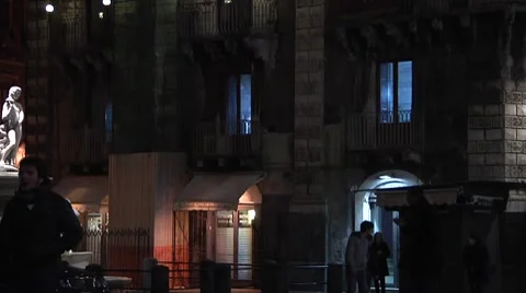 Catania, piazza Duomo Stock Footage 8829562