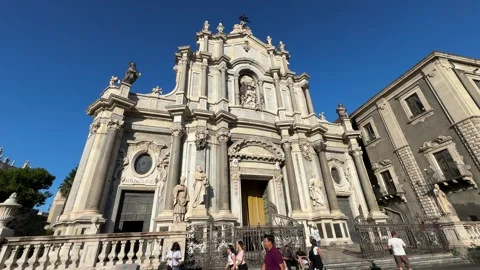 Catania, Sicily, Italy - 05 06 2025:  Catania exploring Video stock 320721953