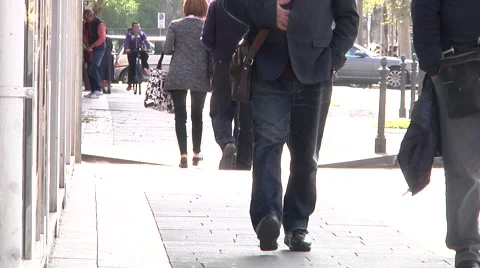 Catania Sicily sidewalk. Stock Footage 50873032