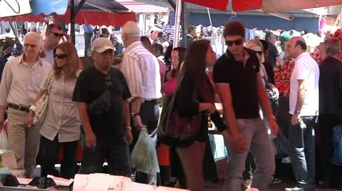 Catania street commerce. Видео 11147108