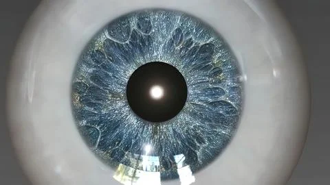 Cataract surgery application view Surgical operations on the human eye Stock Illustration