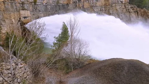 Catarata niebla Stock Footage 128379909