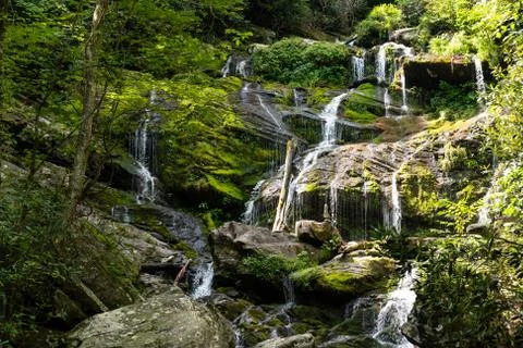 Catawba Falls Cascade Stock Photos