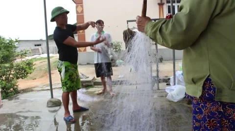 Catch fish with the net Stock Footage 67320137