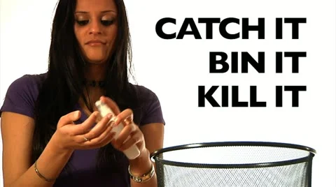Catch It, Bin It, Kill It Stock Footage 22664452