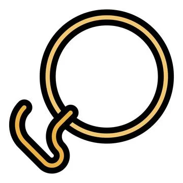 Catch lasso icon vector flat Stock Illustration