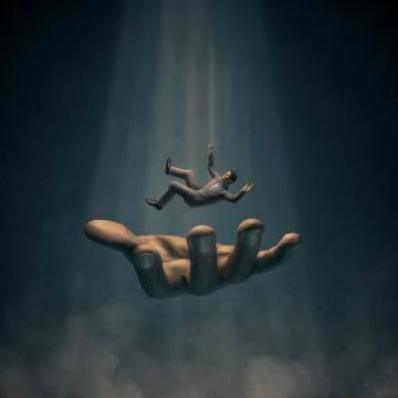 Catch my fall 스톡 일러스트