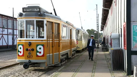 Catch a ride on tram number 9 Video stock 42673255