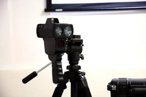 Catch speeding drivers Stock Photos