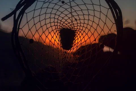 Catch sunset dreams Stock Photos