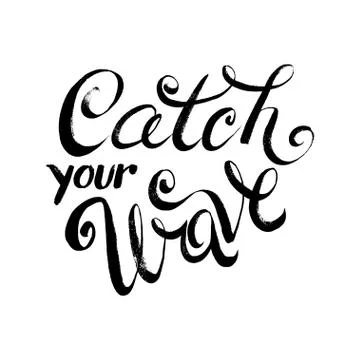 Catch Your Wave Stock-Illustration