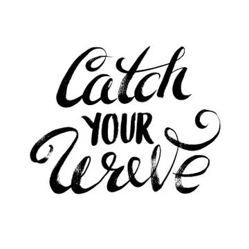 Catch Your Wave Stock Illustration