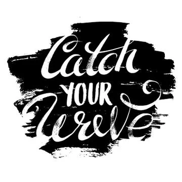 Catch Your Wave Stock Illustration