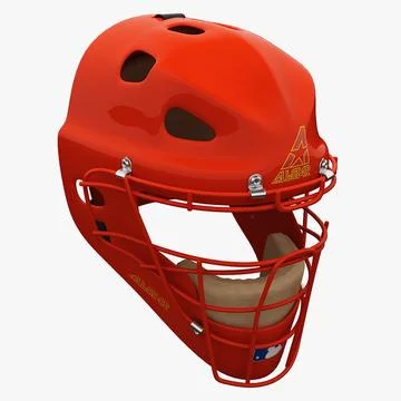 catchers face mask 3d model