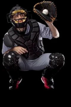 Catcher player Stock Photos