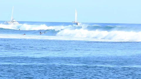 Catching The Wave Stock Footage 105250913